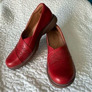 Clarks Red Women's Flats